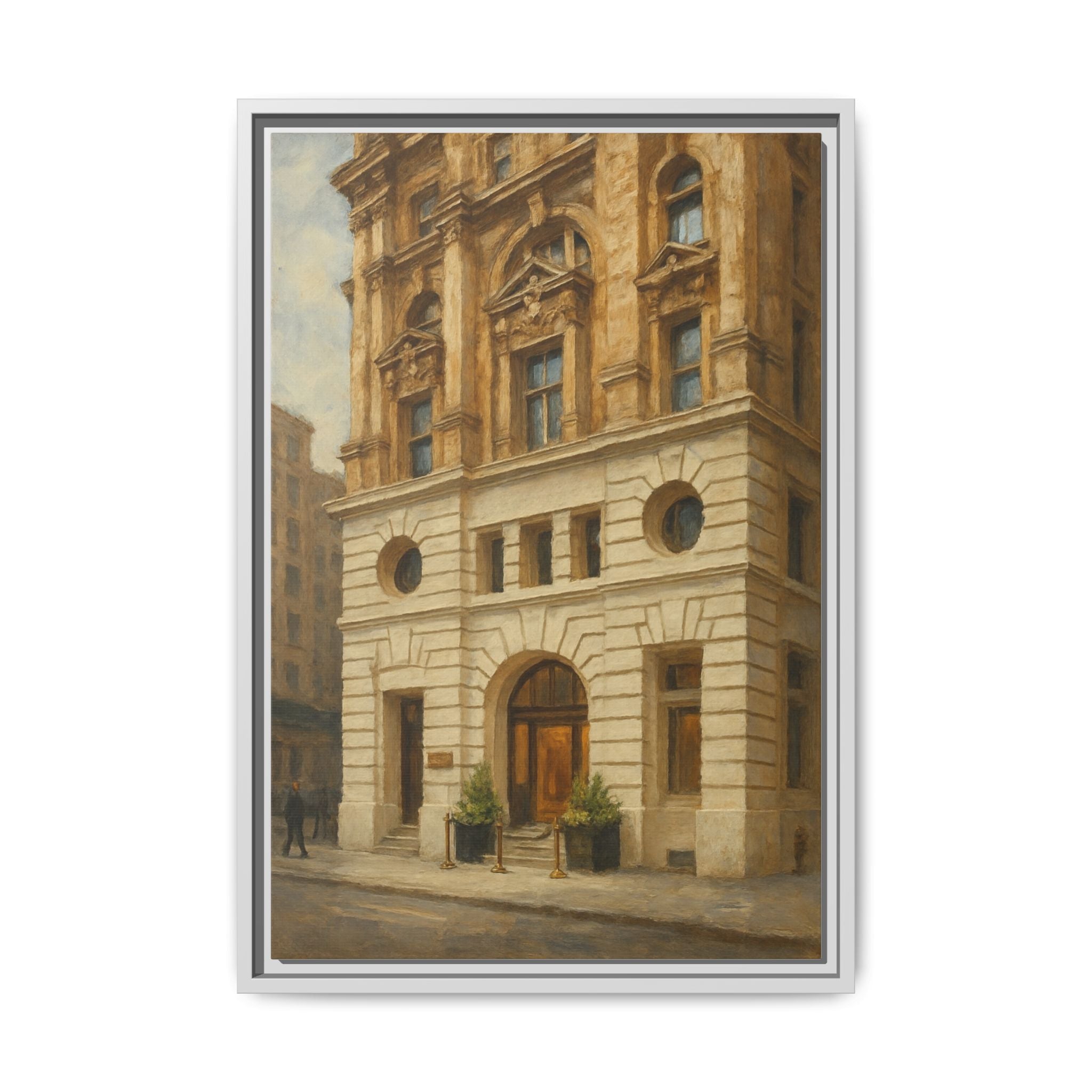 Beef Bar New York — Restaurant Print | Matte Canvas + Wooden Frame