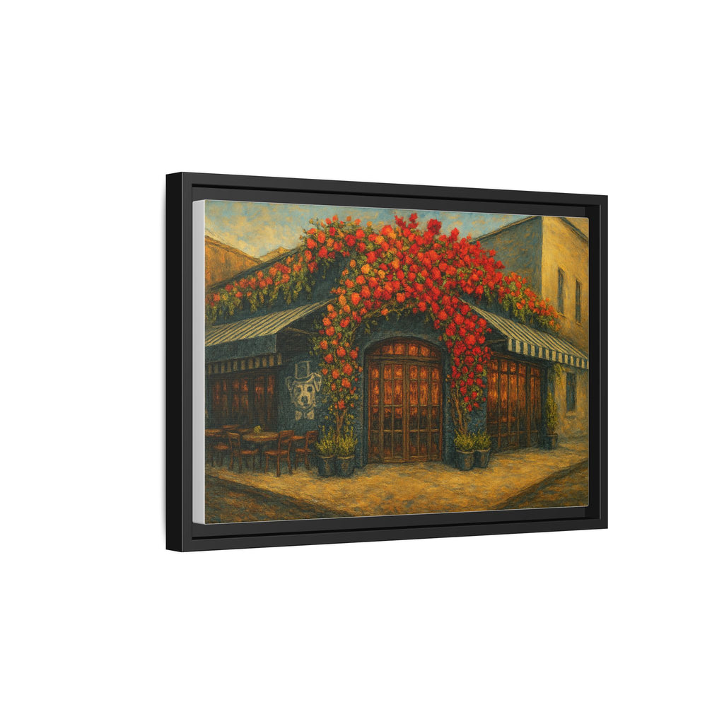 LouLou vintage restaurant poster framed art print