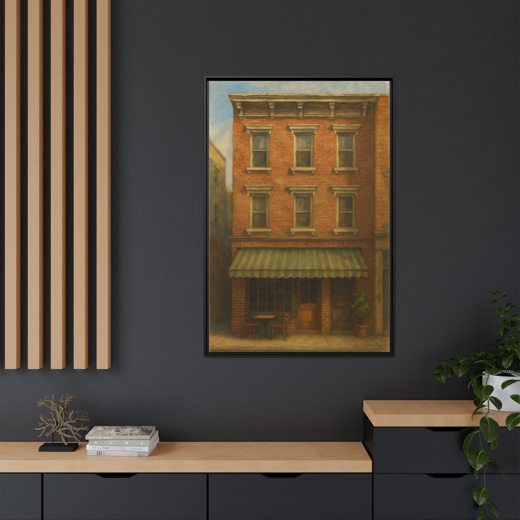 Lucali Pizzeria — Restaurant Print | Matte Canvas + Wooden Frame