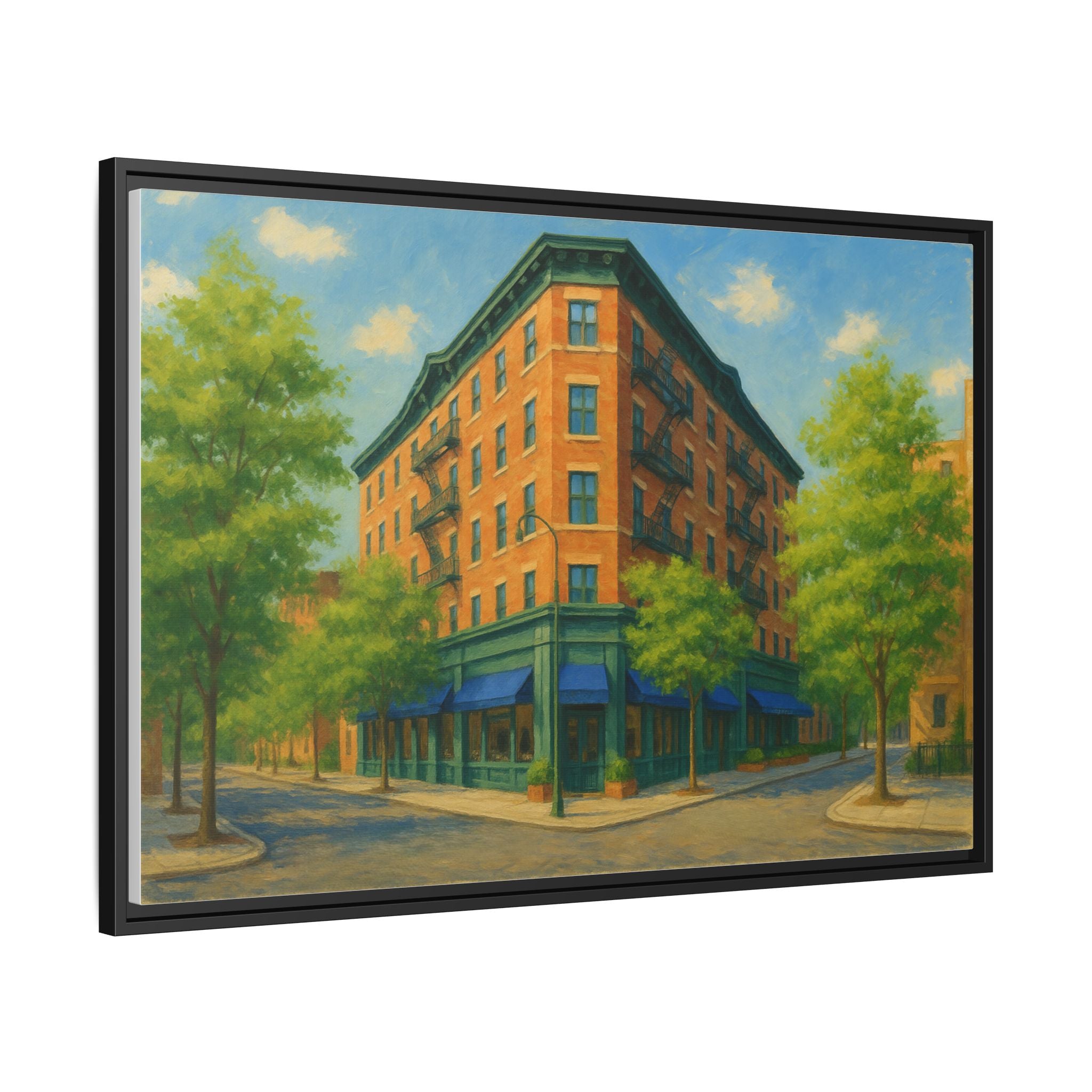 The Mary Lane — Restaurant Print | Matte Canvas + Wooden Frame