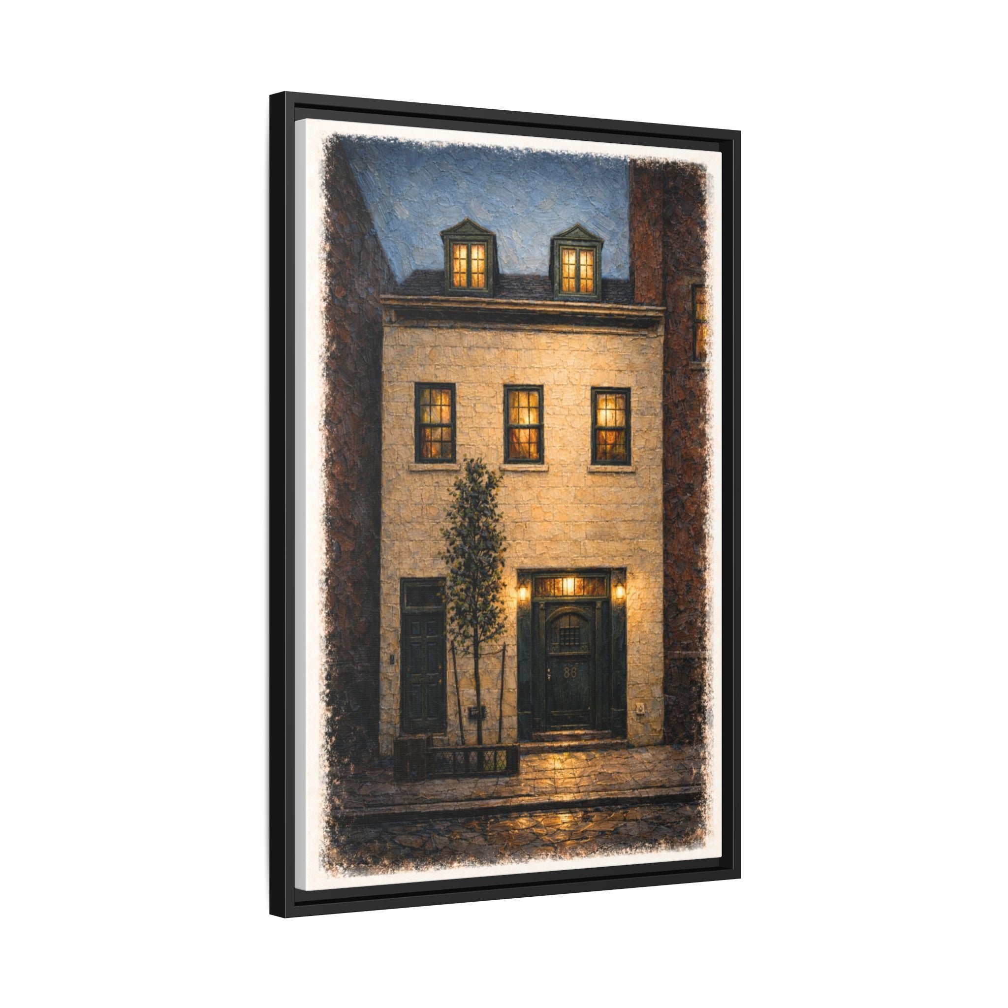 The Eighty Six — Restaurant Print | Matte Canvas + Wooden Frame
