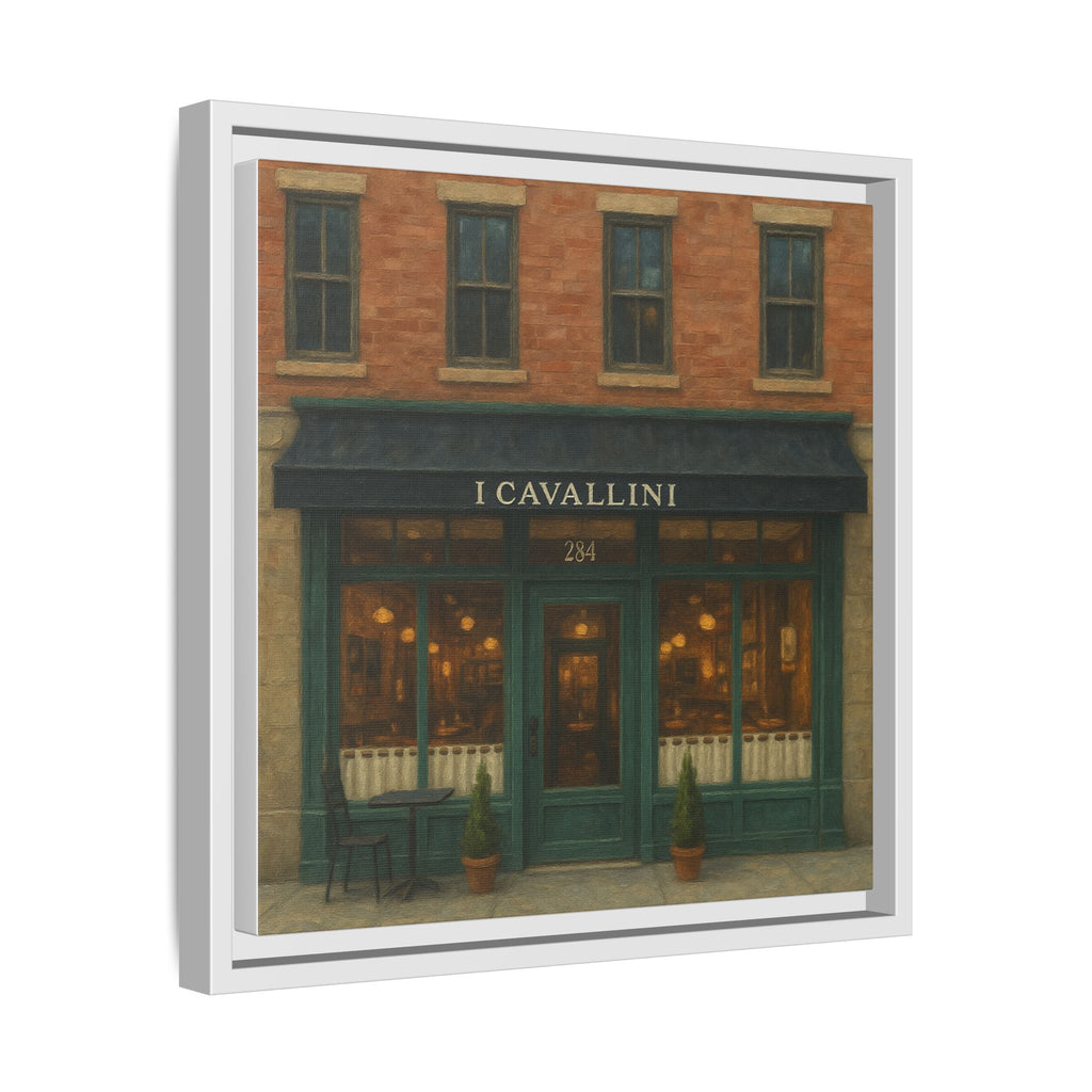 I Cavallini — Restaurant Print | Matte Canvas + Wooden Frame