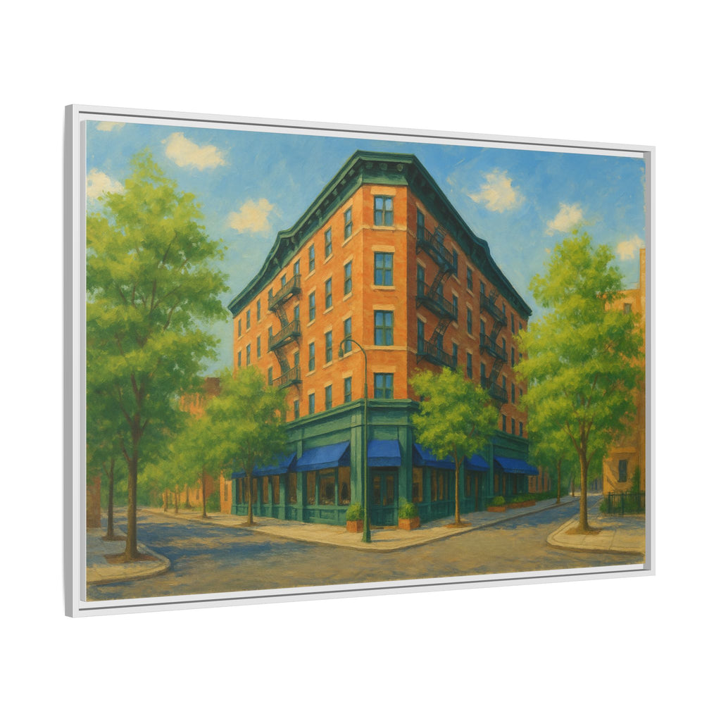 The Mary Lane — Restaurant Print | Matte Canvas + Wooden Frame