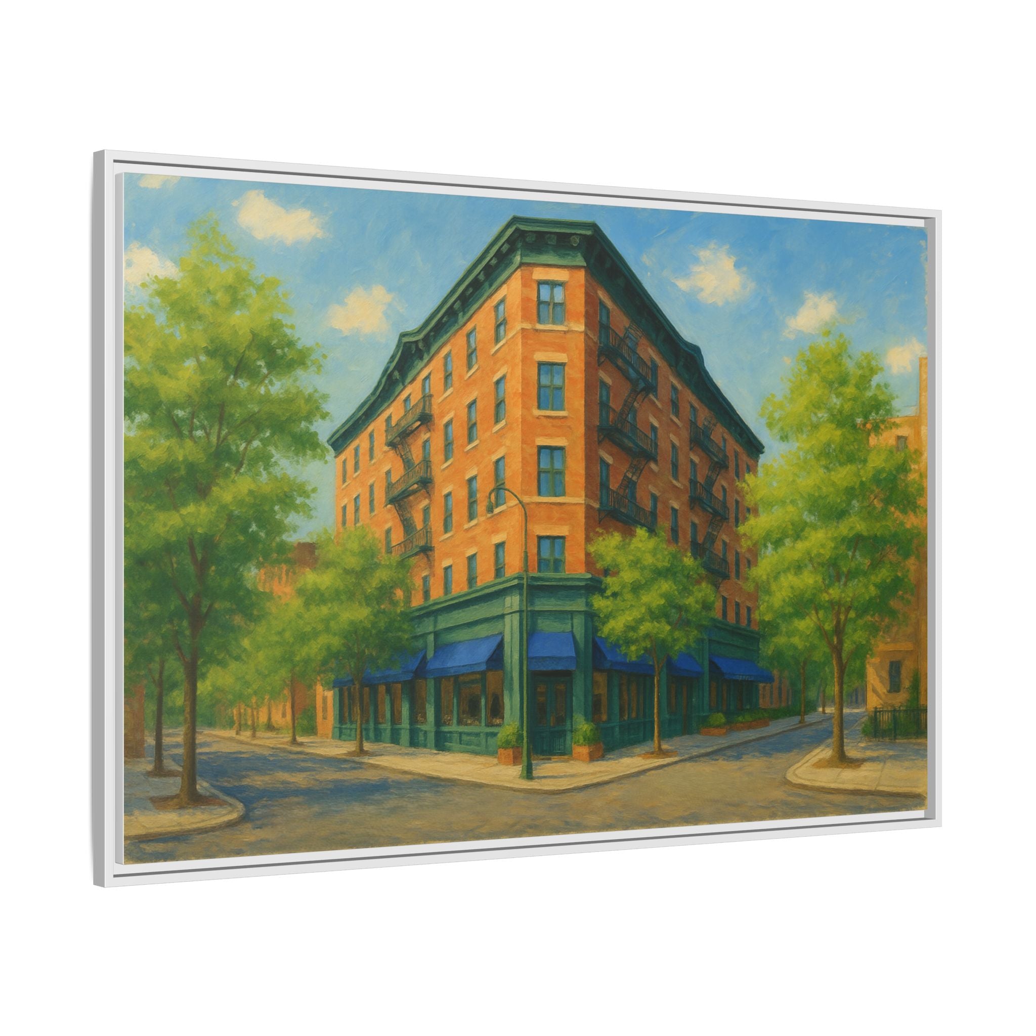 The Mary Lane — Restaurant Print | Matte Canvas + Wooden Frame