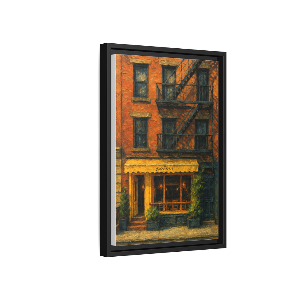 Palma II — Restaurant Print | Matte Canvas + Wooden Frame