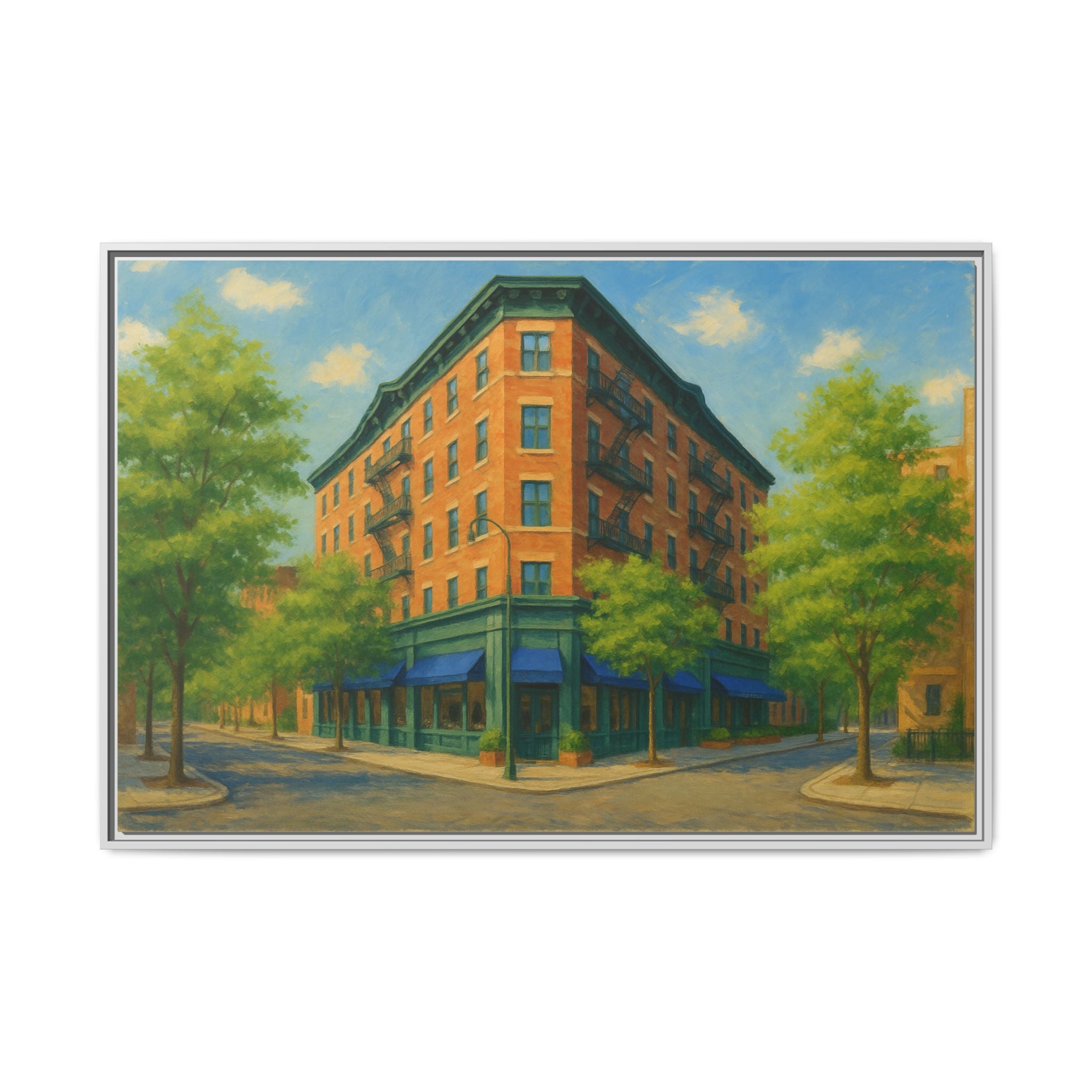 The Mary Lane — Restaurant Print | Matte Canvas + Wooden Frame