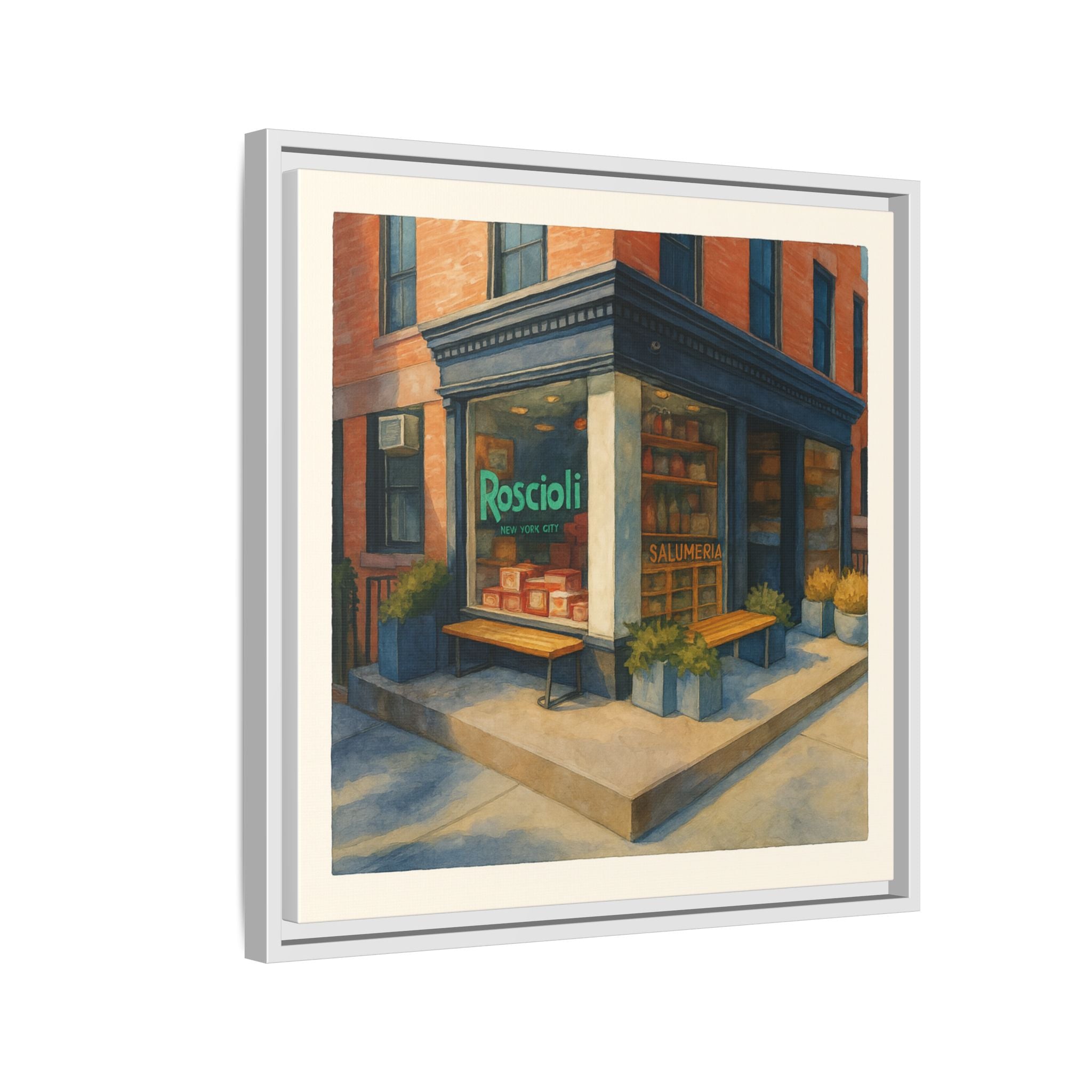 Roscioli Restaurant — Restaurant Print | Matte Canvas + Wooden Frame
