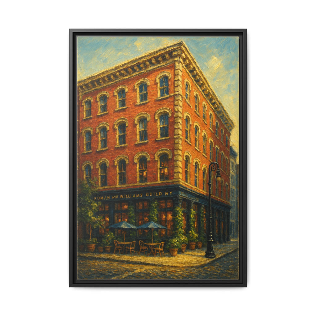La Mercerie at the Guild — Restaurant Print | Matte Canvas + Wooden Frame