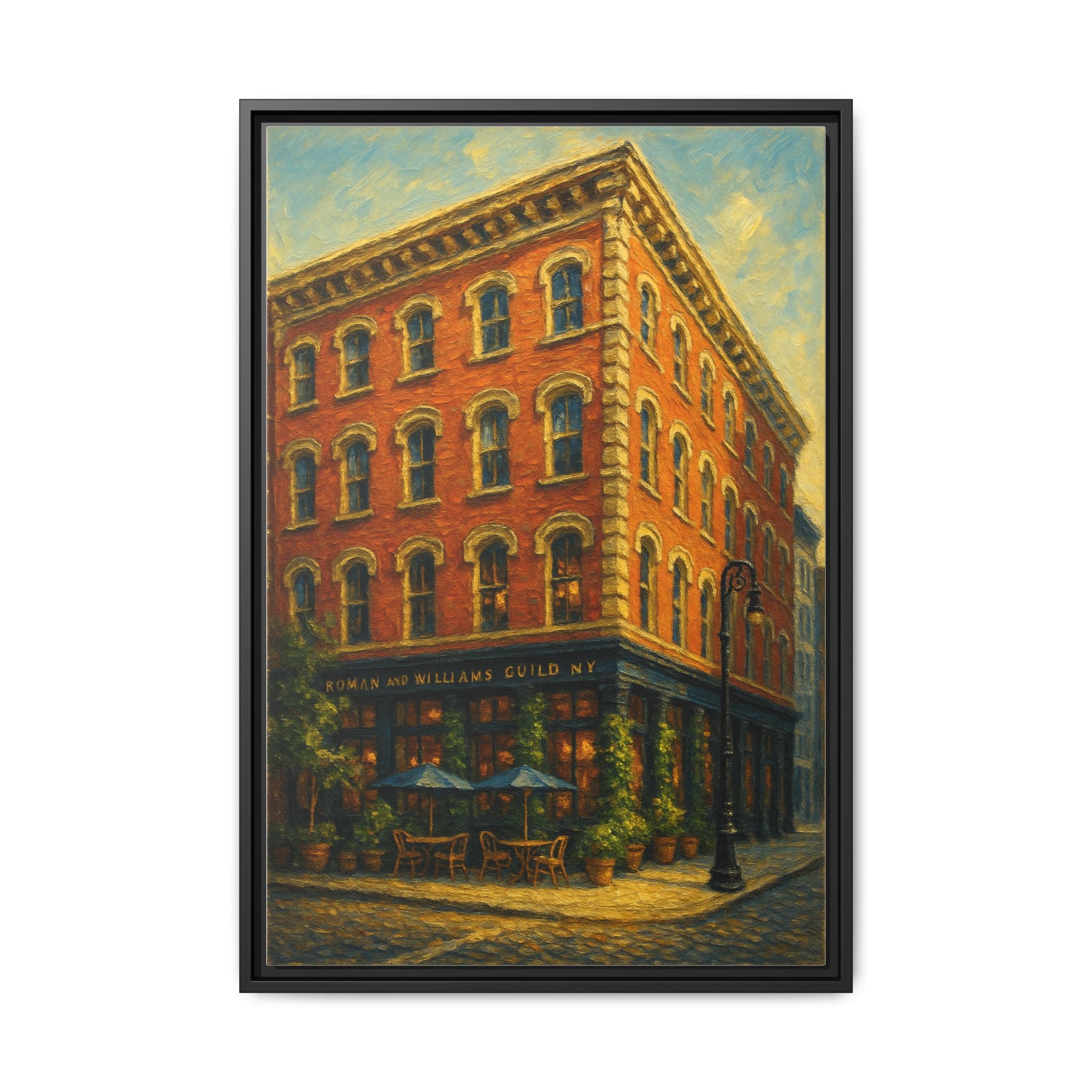 La Mercerie at the Guild — Restaurant Print | Matte Canvas + Wooden Frame