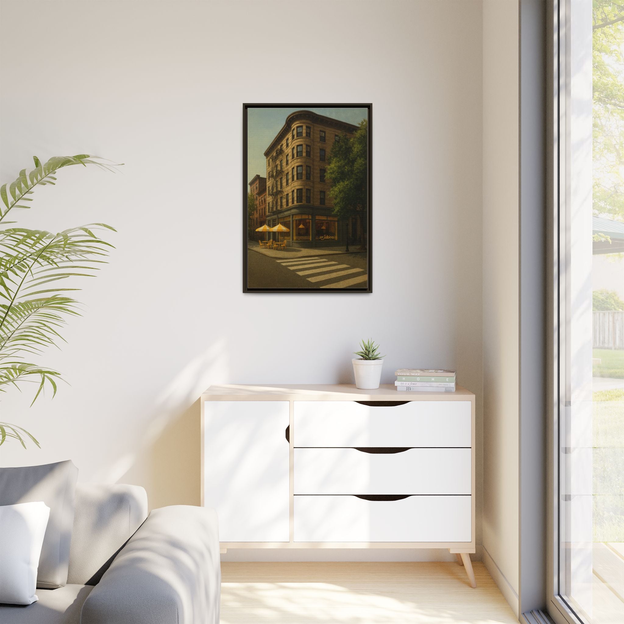 San Sabino Restaurant — Restaurant Print | Matte Canvas + Wooden Frame