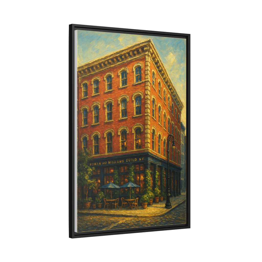 La Mercerie at the Guild — Restaurant Print | Matte Canvas + Wooden Frame