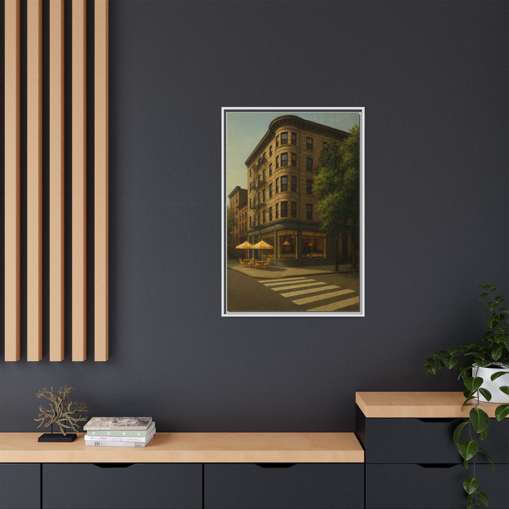 San Sabino Restaurant — Restaurant Print | Matte Canvas + Wooden Frame