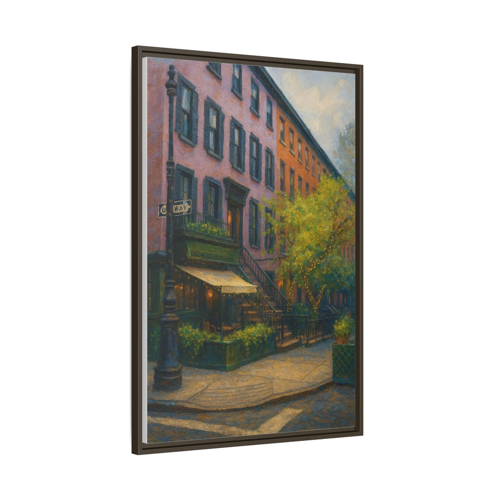 The Waverly Inn — Restaurant Print | Matte Canvas + Wooden Frame
