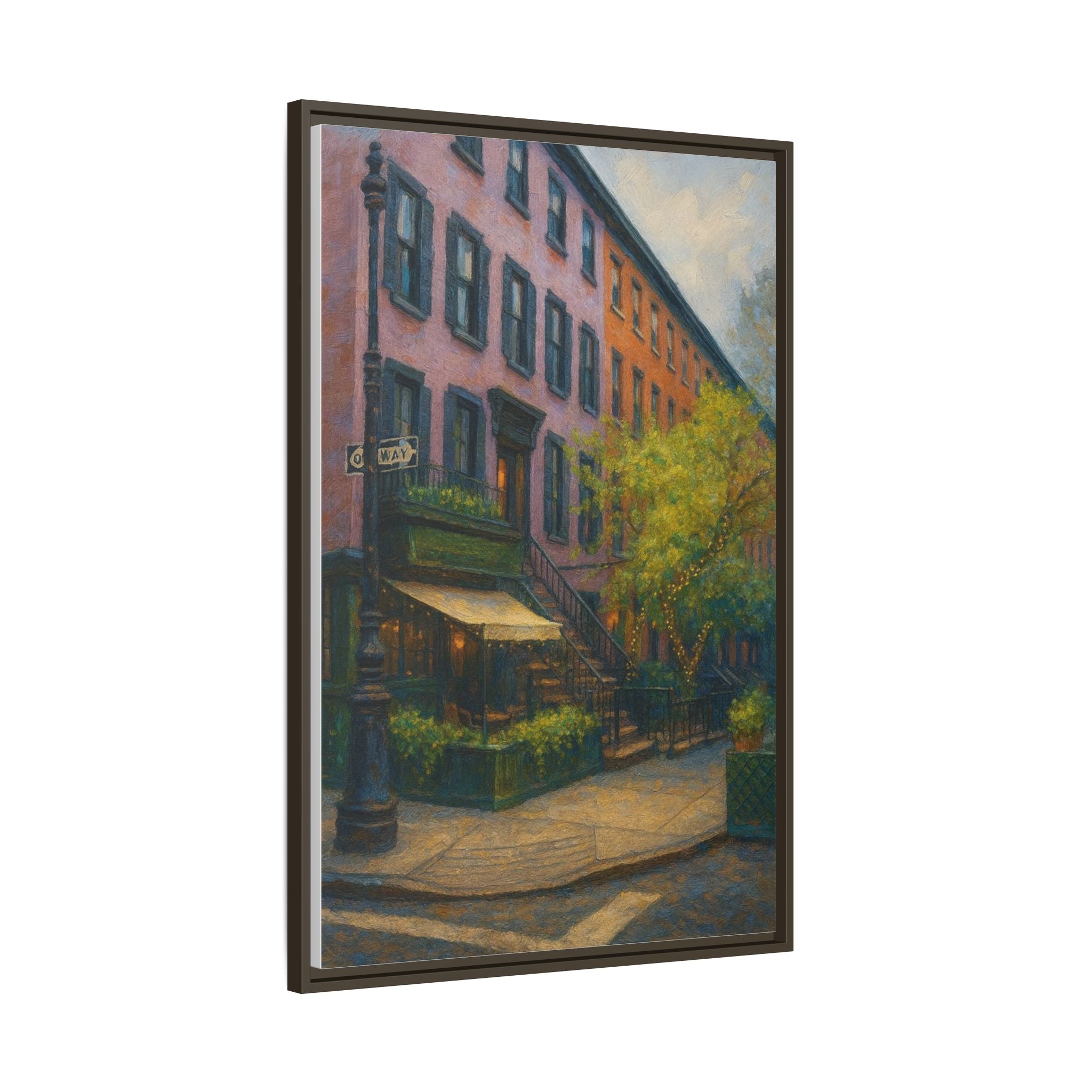 The Waverly Inn — Restaurant Print | Matte Canvas + Wooden Frame