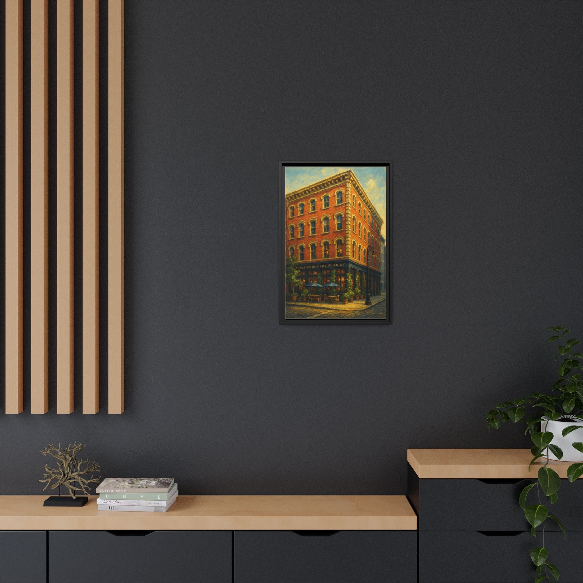La Mercerie at the Guild — Restaurant Print | Matte Canvas + Wooden Frame