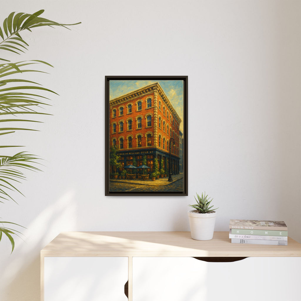 La Mercerie at the Guild — Restaurant Print | Matte Canvas + Wooden Frame