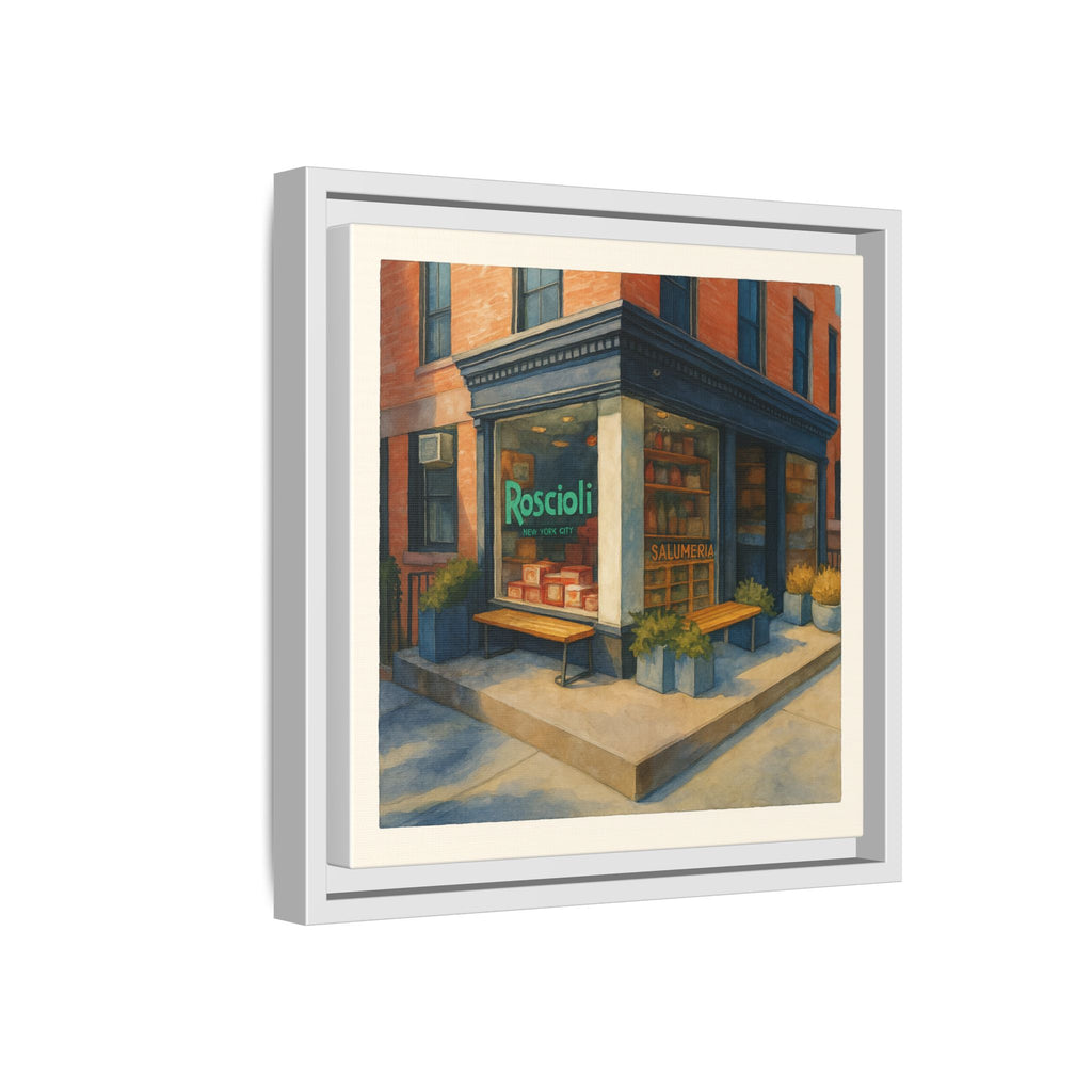 Roscioli Restaurant — Restaurant Print | Matte Canvas + Wooden Frame