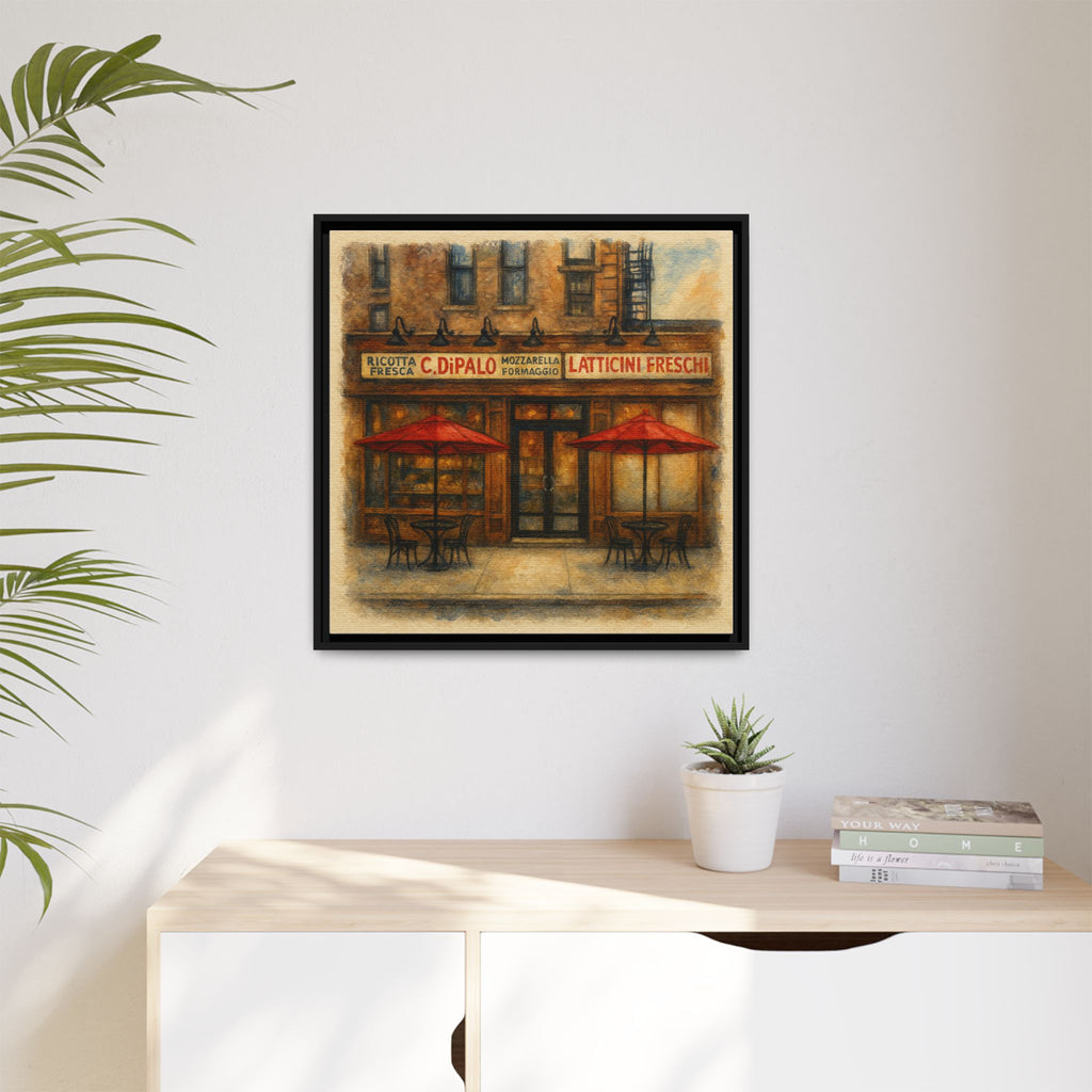 C Di Palo fine art print restaurant painting Manhattan decor