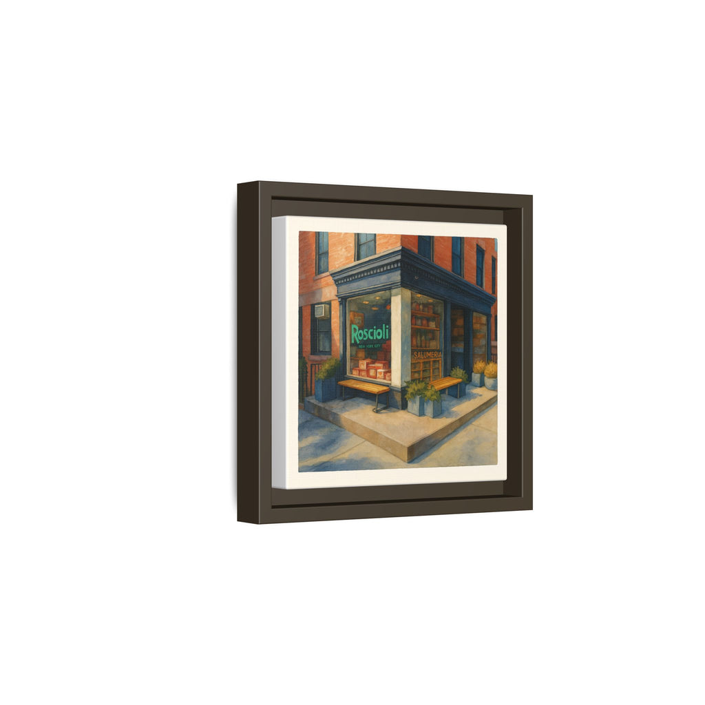 Roscioli Restaurant — Restaurant Print | Matte Canvas + Wooden Frame