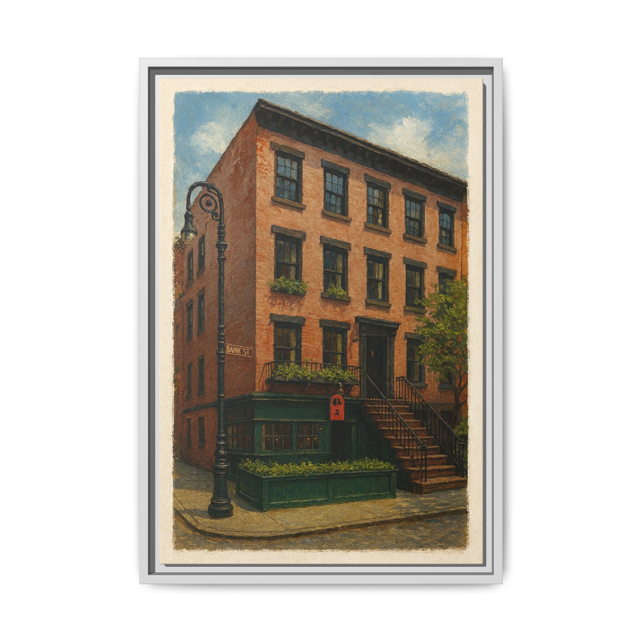 The Waverly Inn II — Restaurant Print | Matte Canvas + Wooden Frame