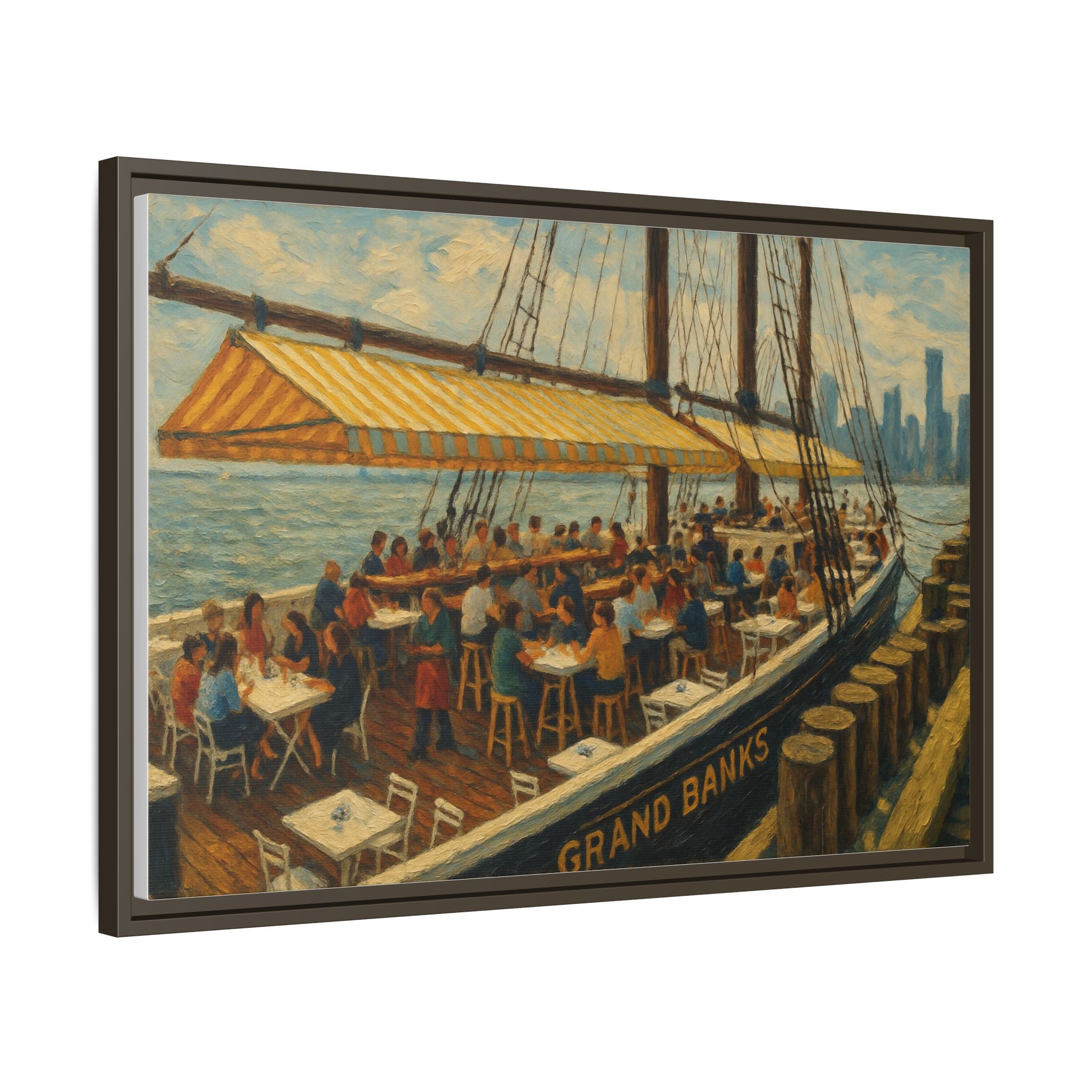 Grand Banks housewarming gift NYC restaurant artwork canvas