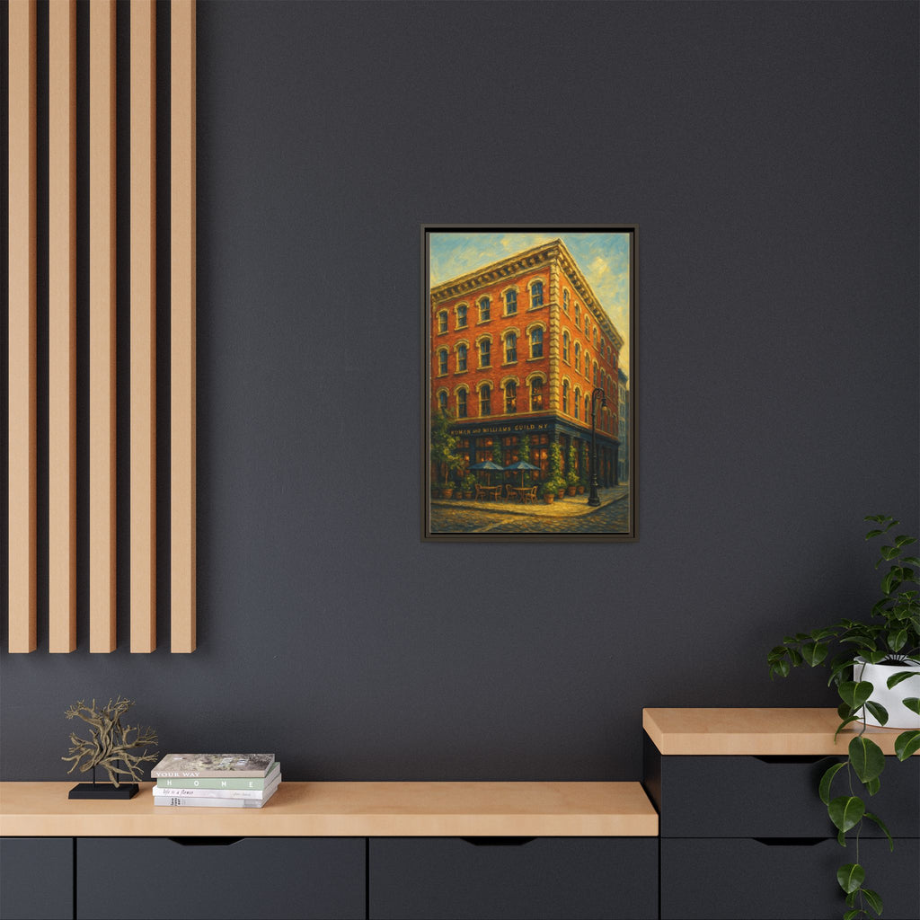 La Mercerie at the Guild — Restaurant Print | Matte Canvas + Wooden Frame