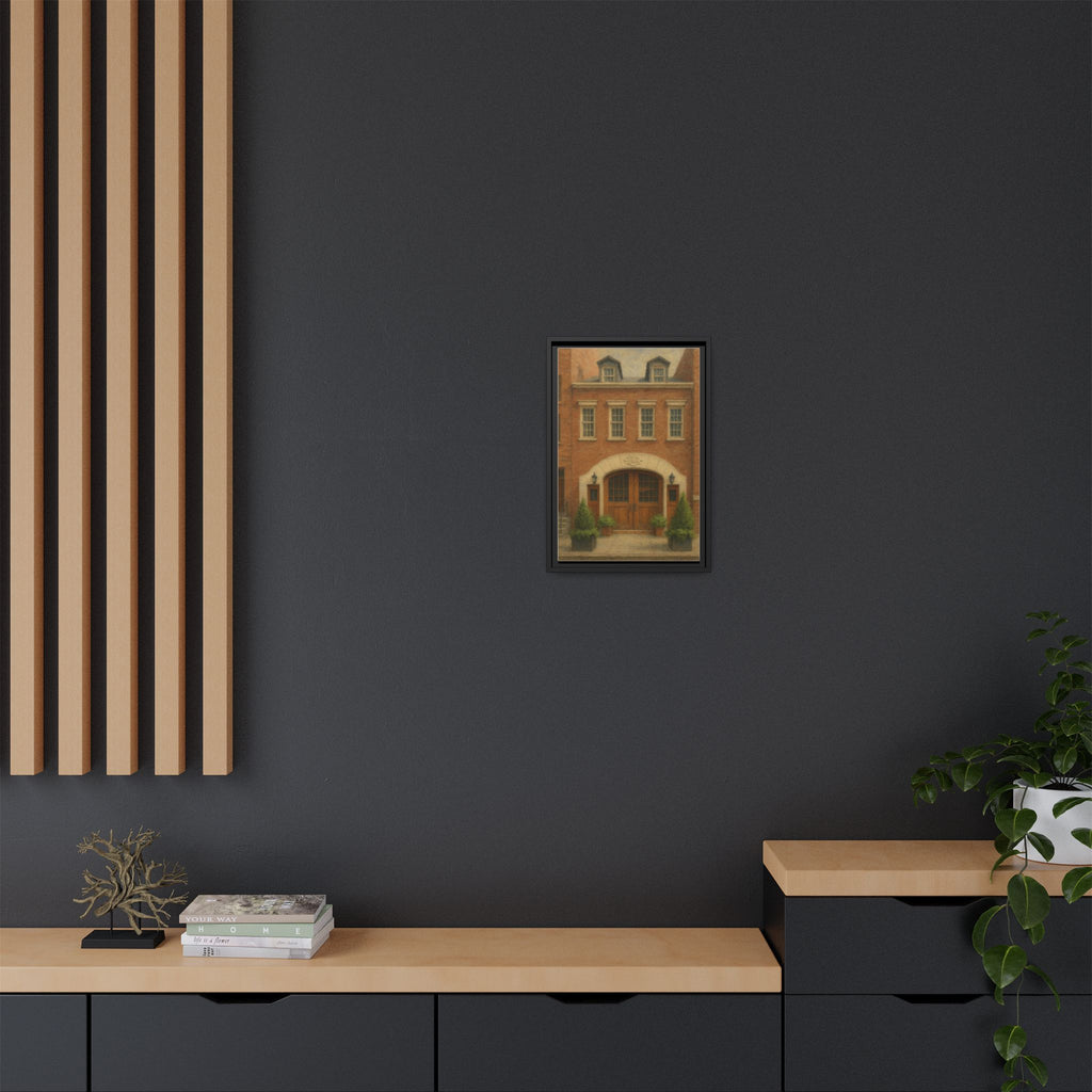 One If By Land, Two If By Sea — Restaurant Print | Matte Canvas + Wooden Frame