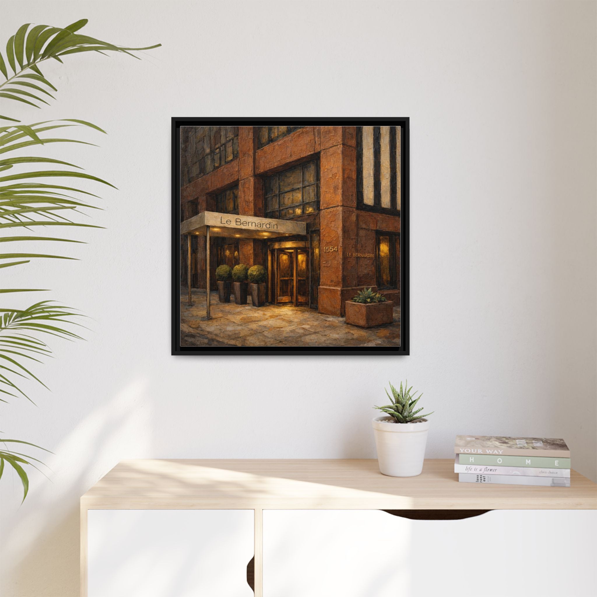 Le Bernardin — Restaurant Print | Matte Canvas + Wooden Frame