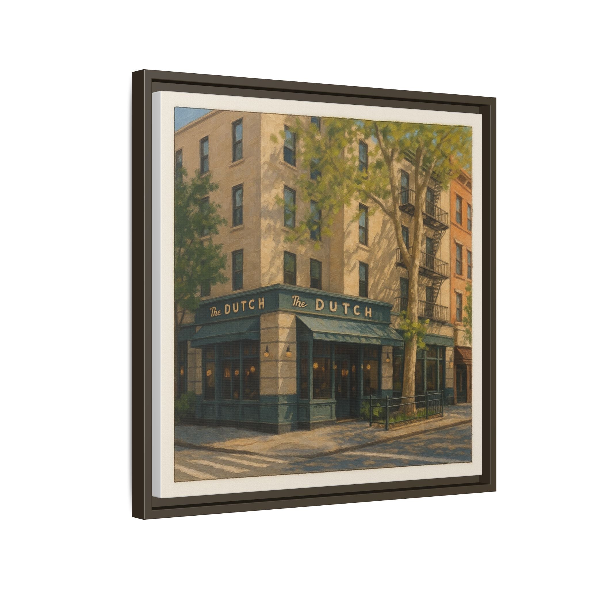 The Dutch — Restaurant Print | Matte Canvas + Wooden Frame
