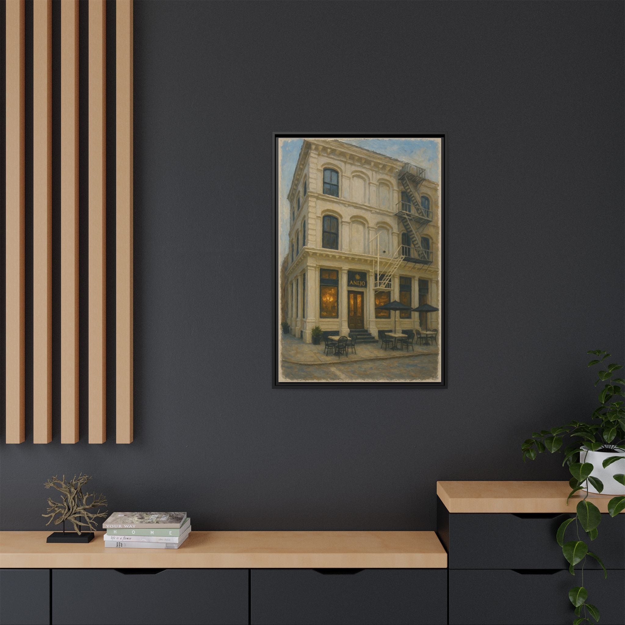 Anejo restaurant wall print premium canvas home decor