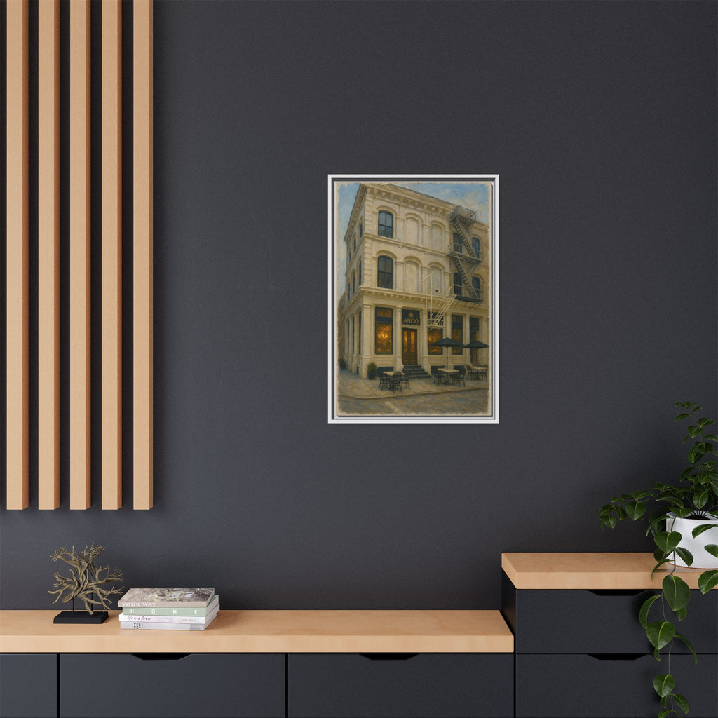 Anejo foodie gift restaurant art Manhattan framed print