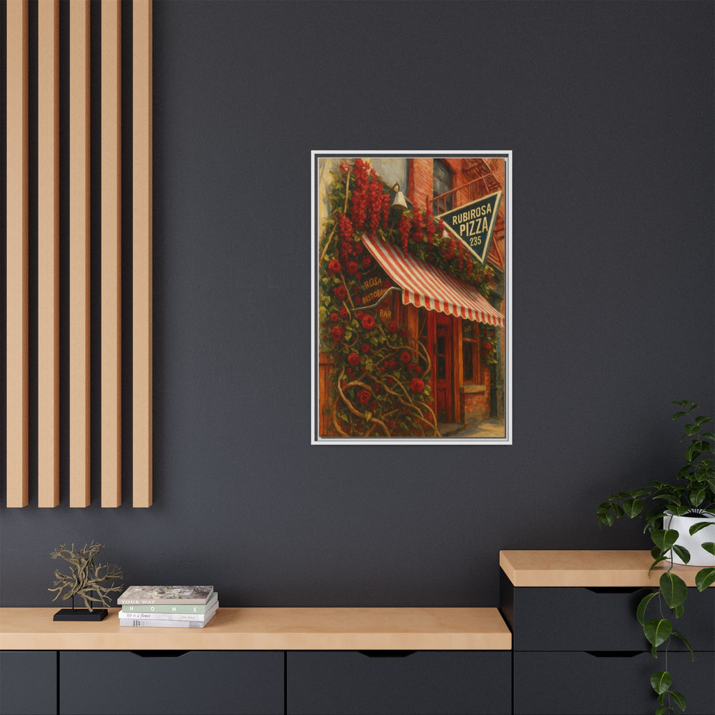 Rubirosa — Restaurant Print | Matte Canvas + Wooden Frame