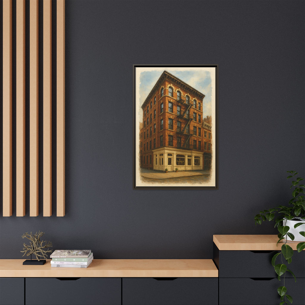 Don Angie — Restaurant Print | Matte Canvas + Wooden Frame