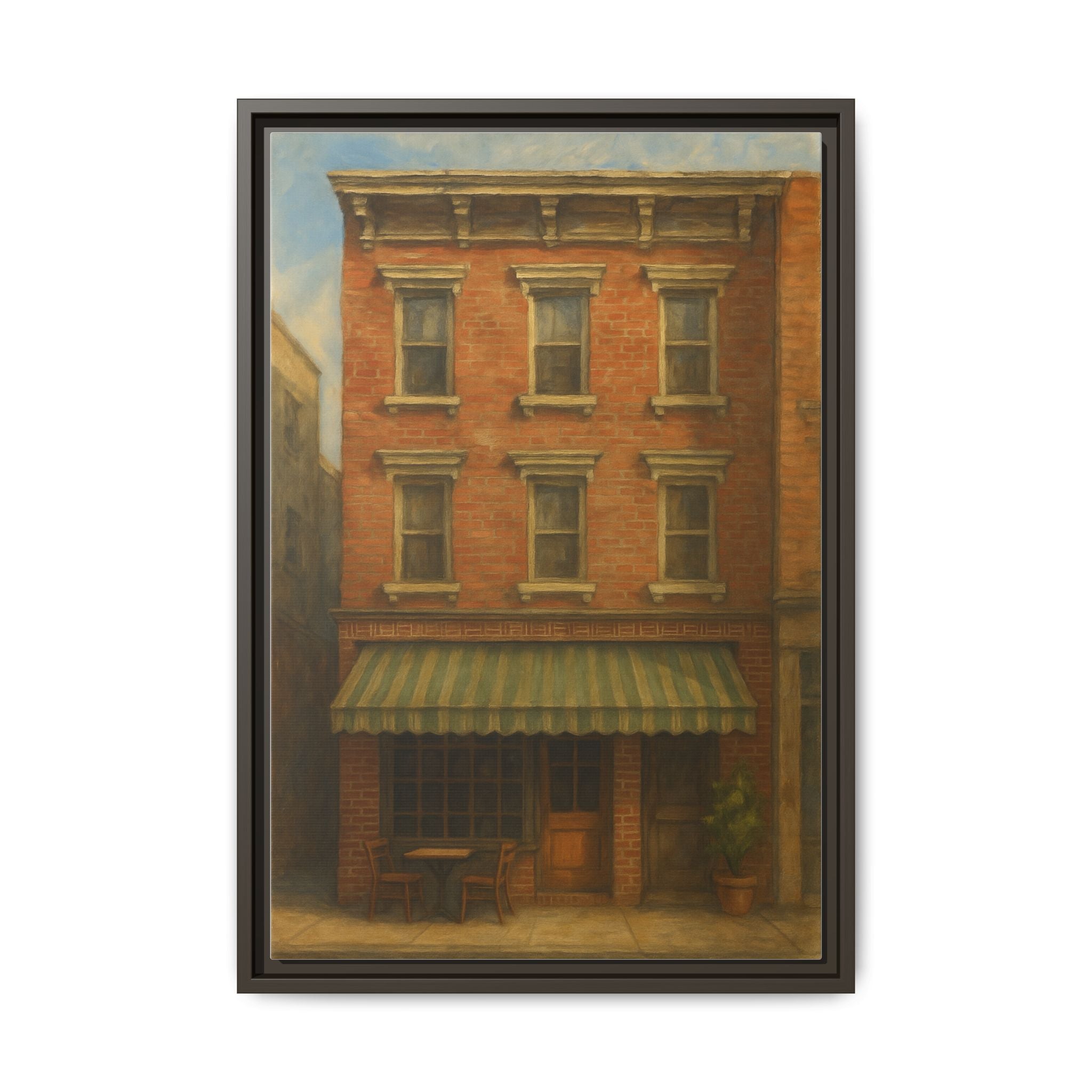 Lucali Pizzeria — Restaurant Print | Matte Canvas + Wooden Frame