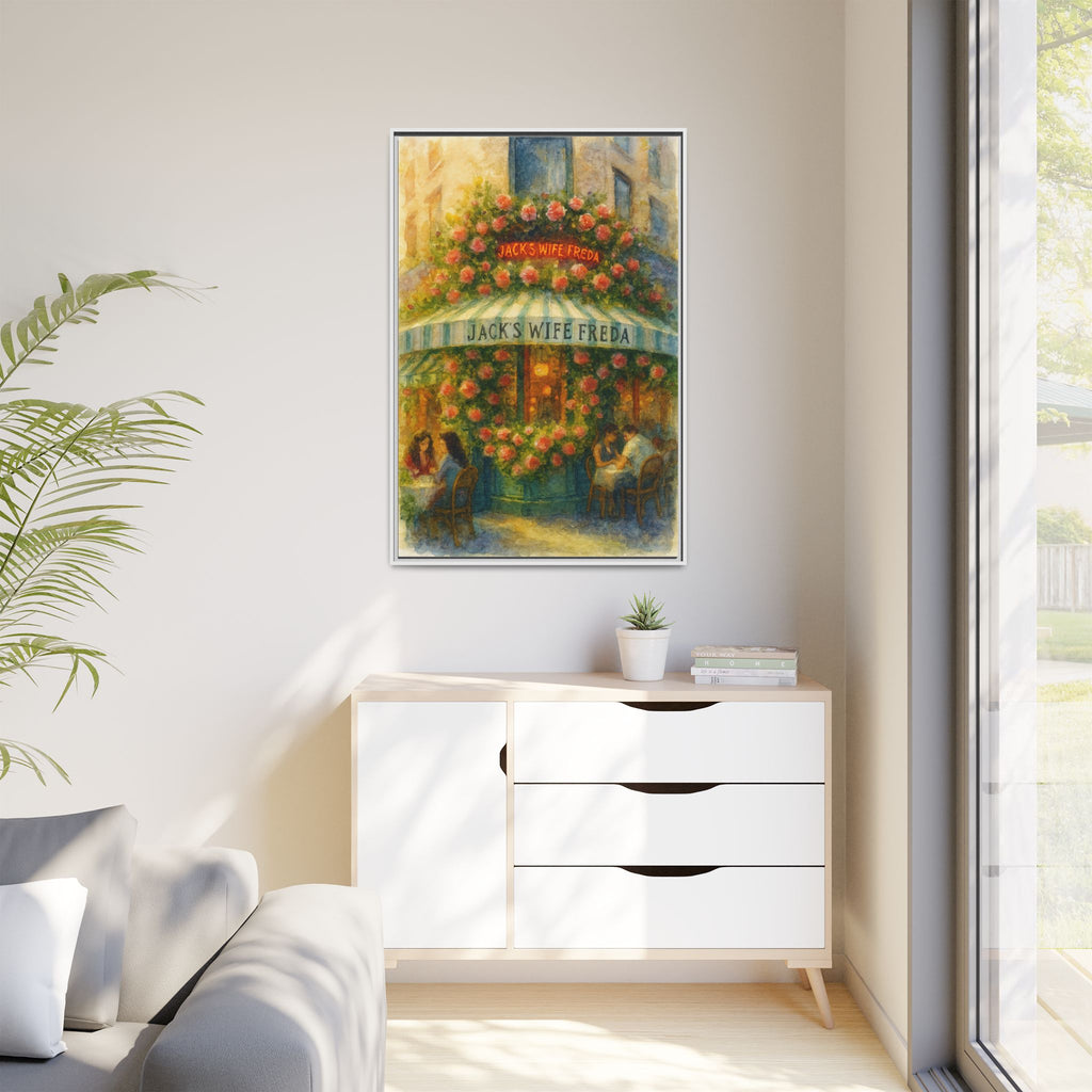 Jack's Wife Freda — Restaurant Print | Matte Canvas + Wooden Frame