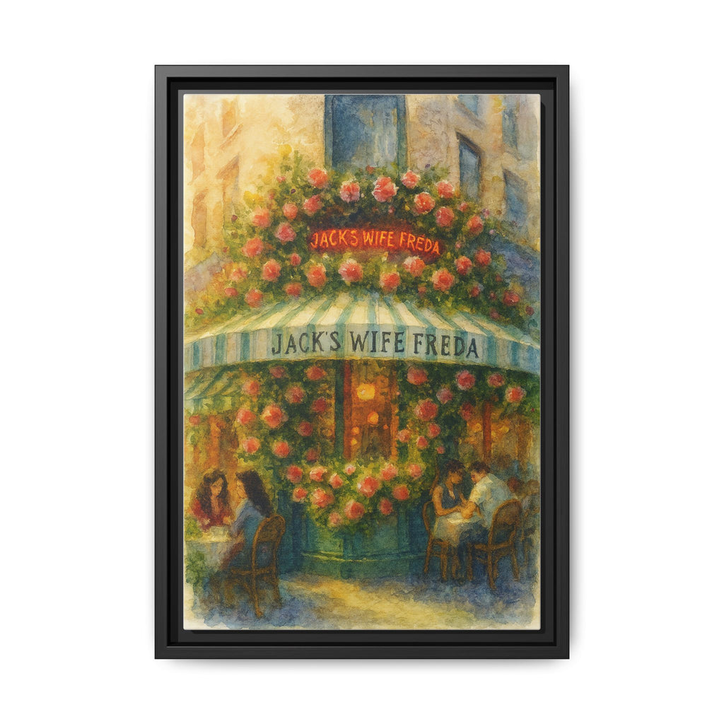 Jack's Wife Freda — Restaurant Print | Matte Canvas + Wooden Frame
